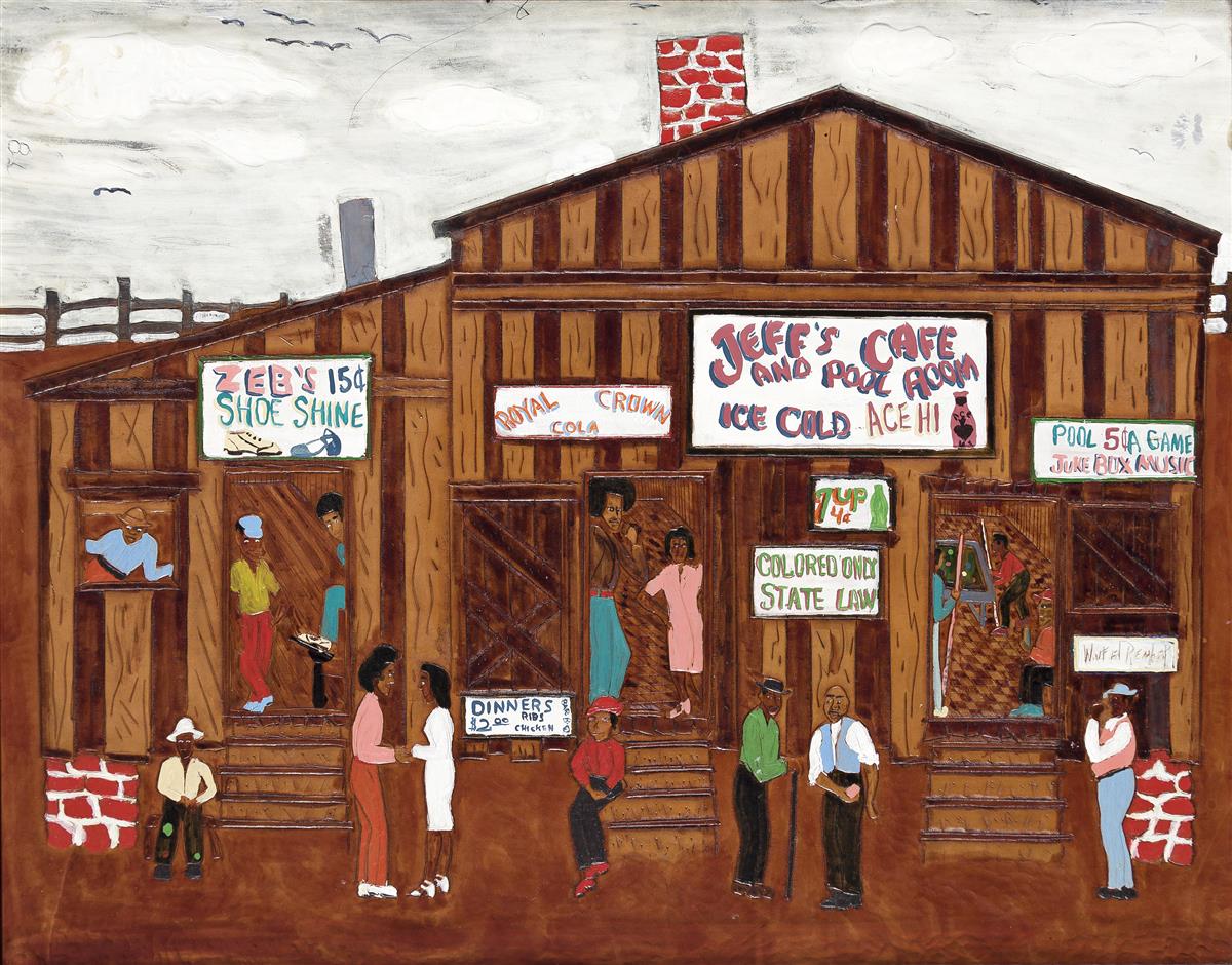WINFRED REMBERT (1945 - 2021) Jeffs Cafe & Pool Room and Zebs Shoe Shine.